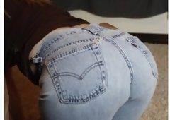 Girls bondage jeans