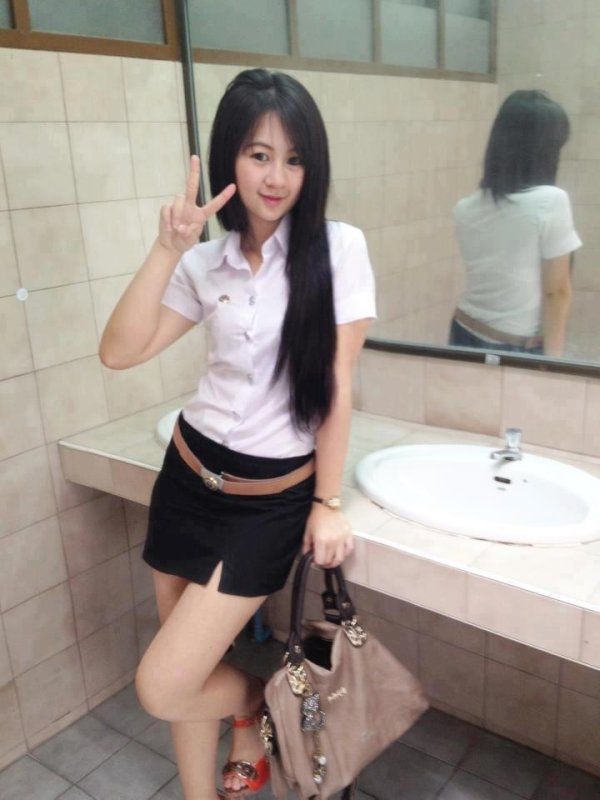 Thai student school girl