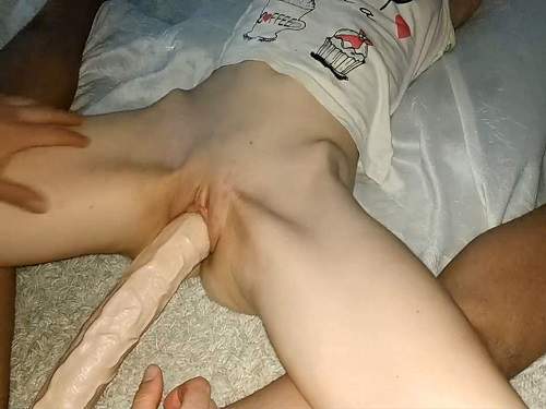 Doctor /. D. recomended pussy showing dildo amateur with