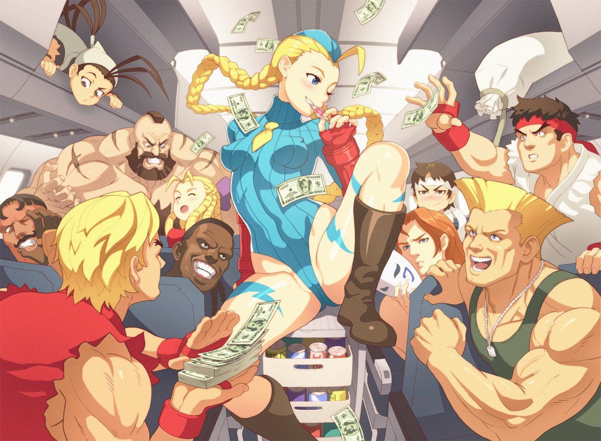 Street fighter clothed