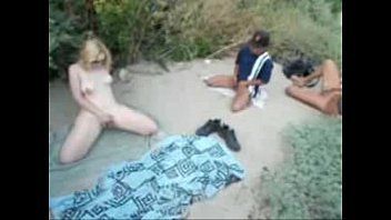 best of Sunbathing naked woman pervert masturbate