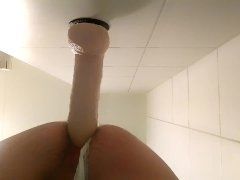 Navigator recommend best of Very busty camgirl in santa hat rides dildo before cumming with hitachi.