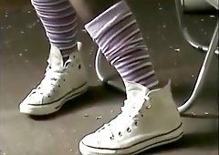 best of Converse sneakers socks removing