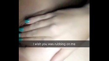 Snapchat slut fingers pussy