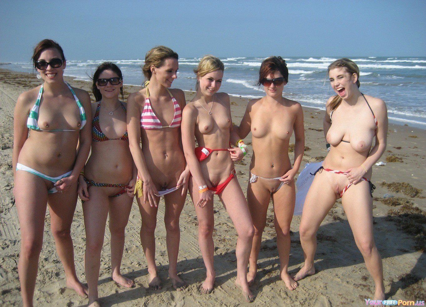 best of Beach nude bikini teen