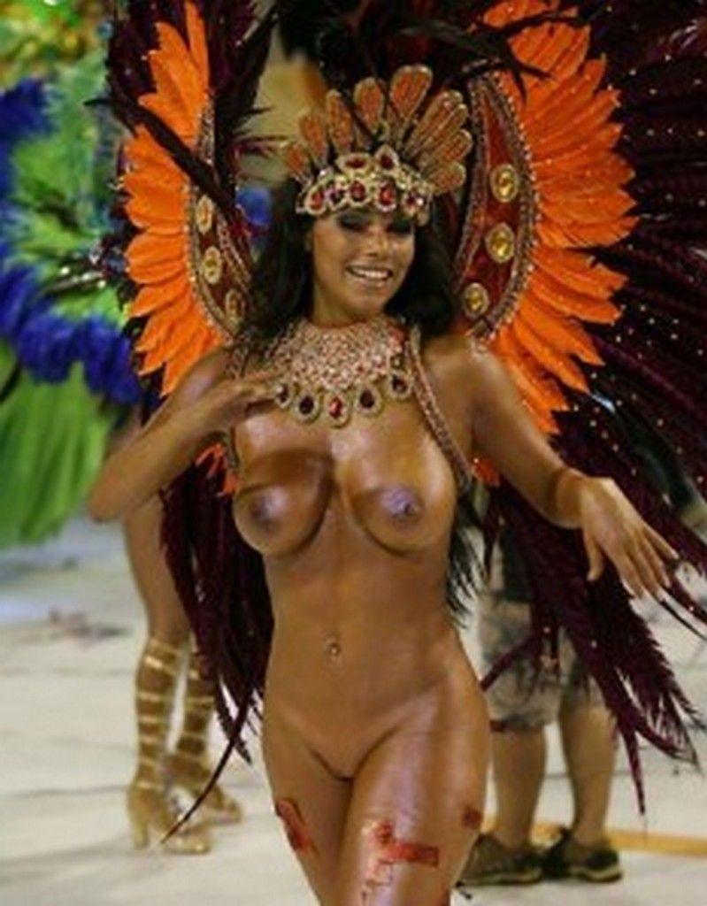 Naked women at the brazilian carnival
