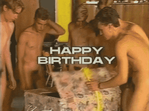 Naked Male Birthday Card - Paylin Porno