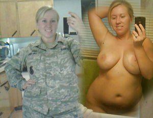 Hot women in army uniform