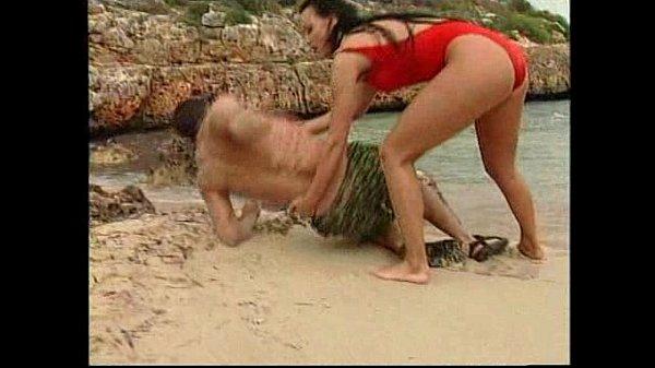 Lifeguard sex on the beach