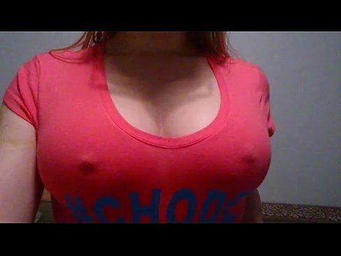 best of Tshirt on girls Horny nipple