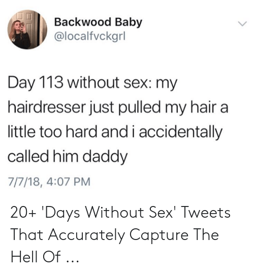 Hair and determning sex of baby