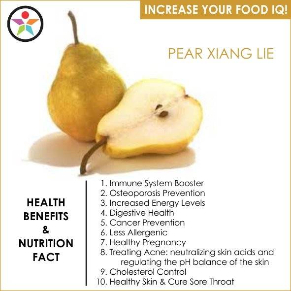 best of Nutritional Asian value pear