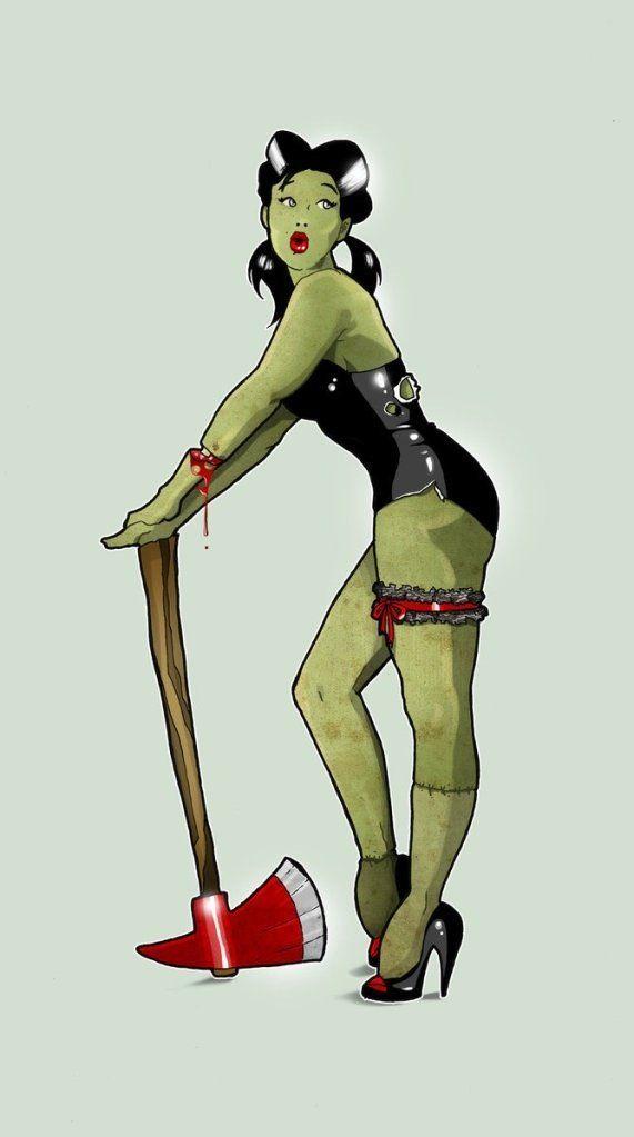 Zombie fantasy with transvestite