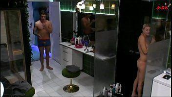 Big brother naked in shower