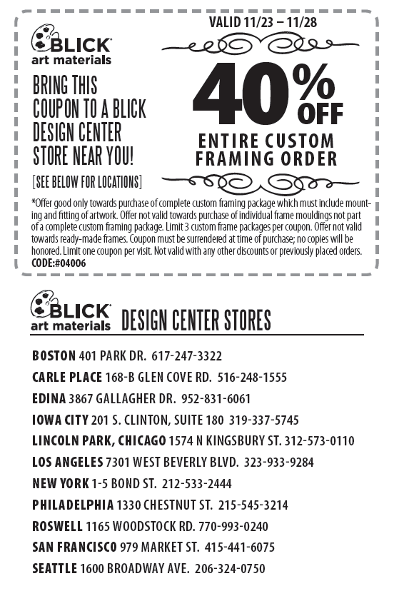 FLAK reccomend Dick blick coupons promo codes
