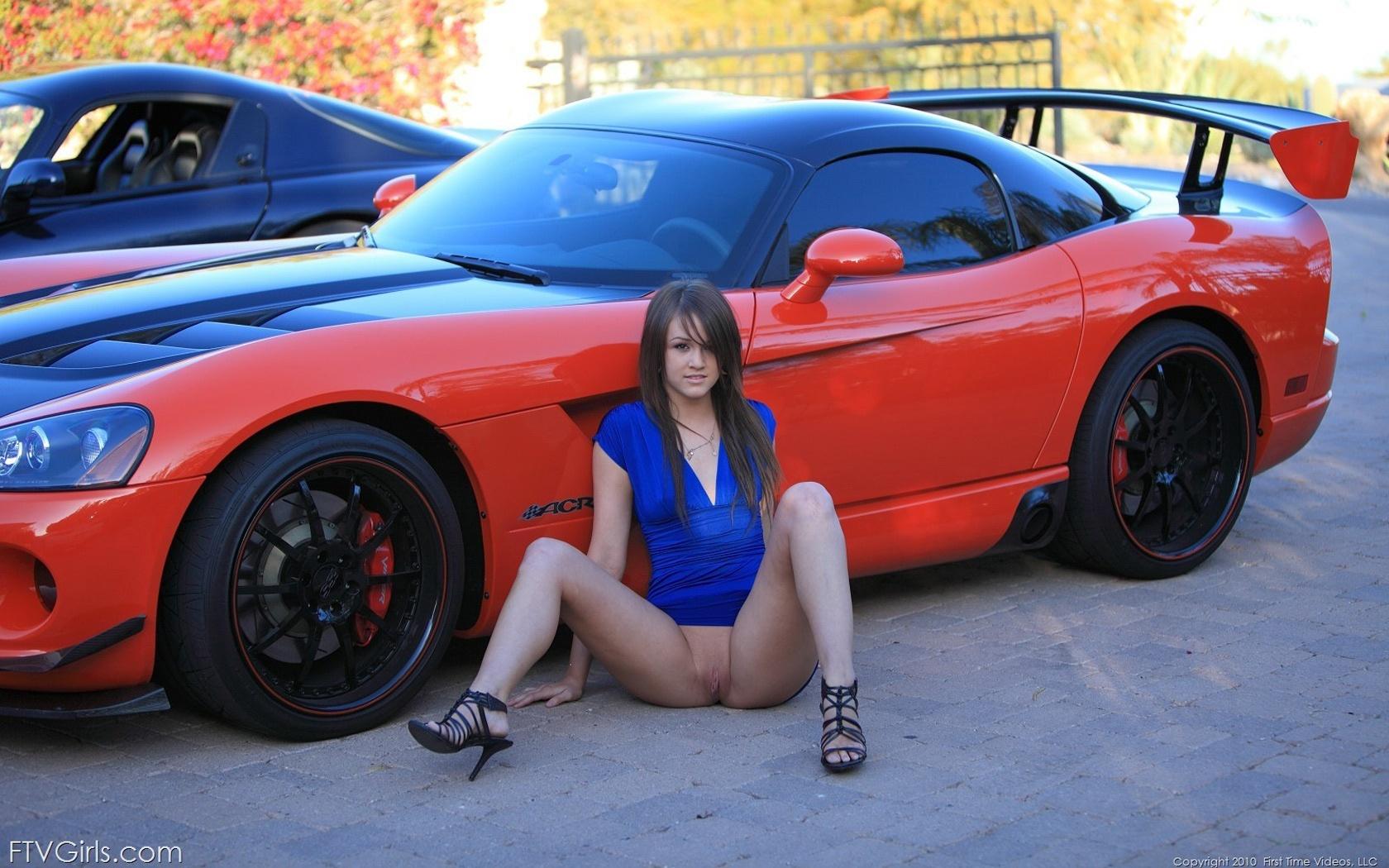 Car model girl sex nude