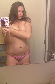 Chubby college girl topless