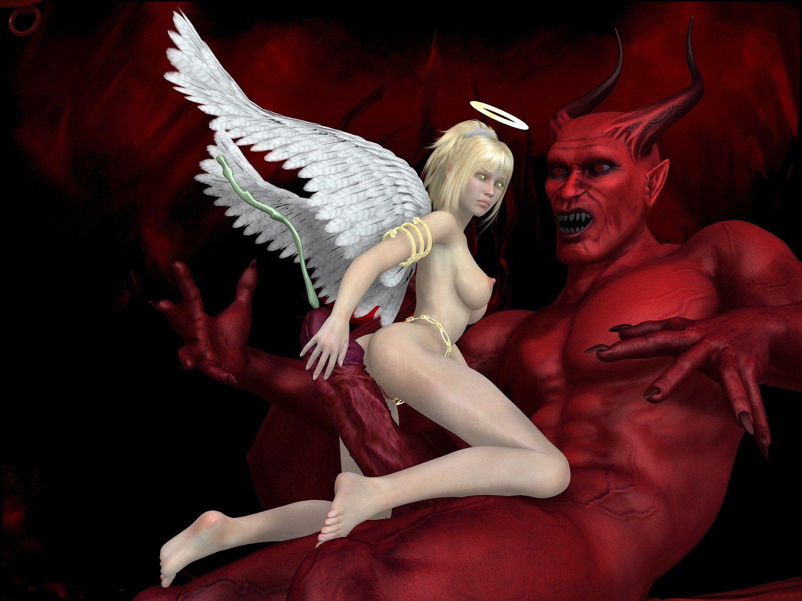 Naked angels having sex