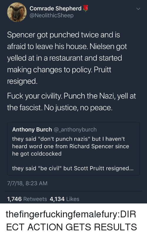 Earl reccomend Fuck the police no justice no peace