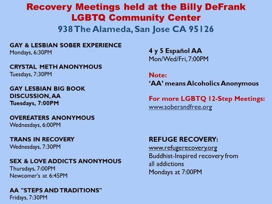 Rolly P. reccomend Gay and lesbian alcoholics anonymous meetings