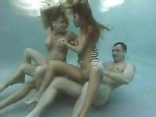 Underwater threesome