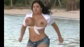 best of Topless Milf jumping