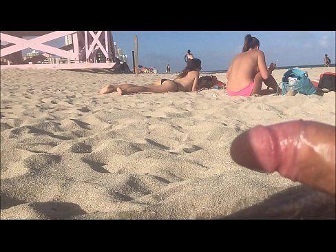 Amateur korean masturbate dick on beach