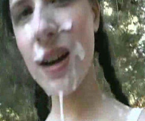 Walking With Cum On Face