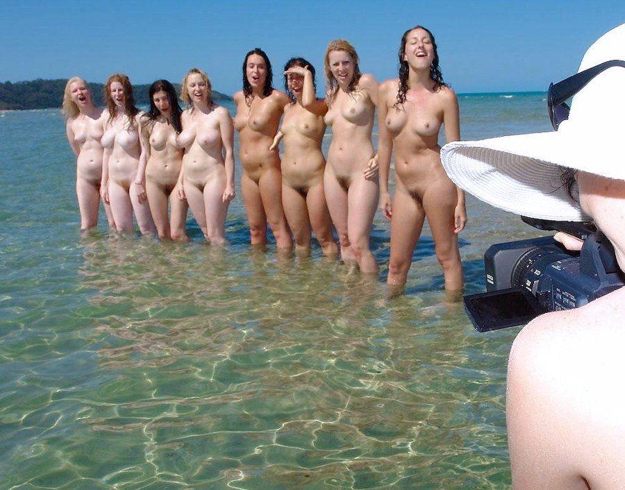 Nude wives at hunting camp