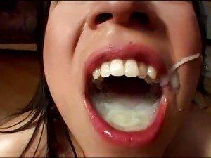 Hottest cum mouth swallow