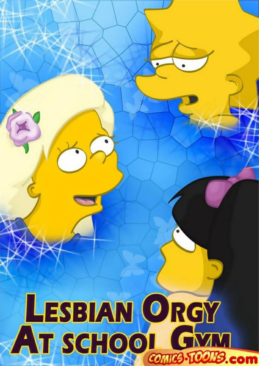 Cartoon simpsons lesbian