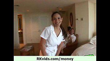 Foul P. recomended for couple invites real amateur hotel maid