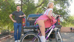 best of Dildo Girl bicycle on