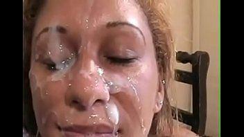 Spanking african girl blowjob dick load cumm on face