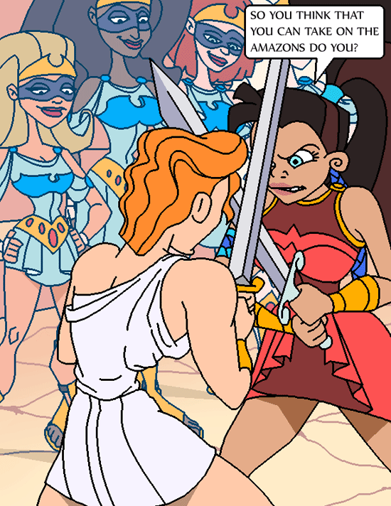 Hercules and the amazons femdom