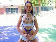 Creampie a tennis player