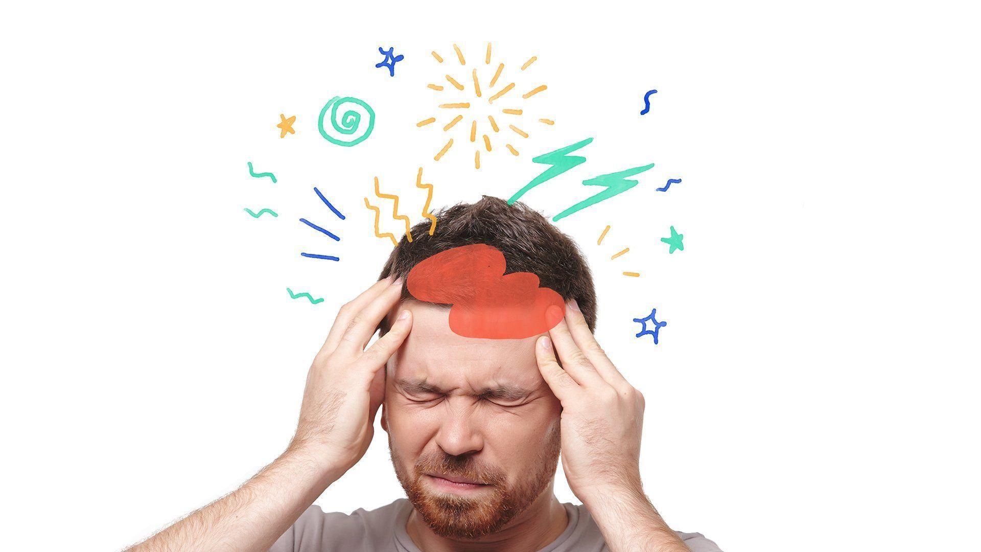 Migraine caused by orgasm