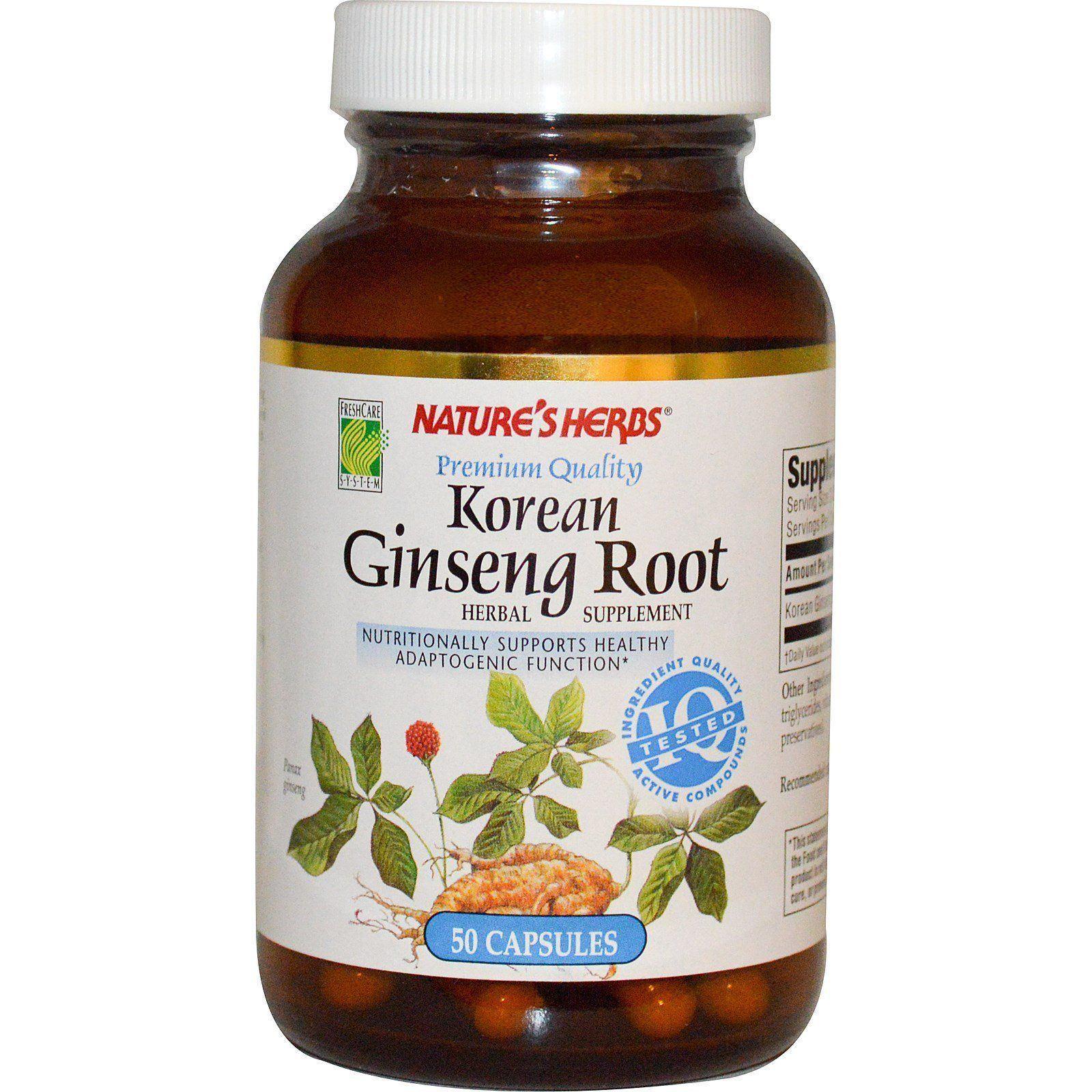 Asian ginseng capsules top quality