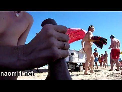 best of Beach gangbang black suck penis on