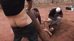 best of Slave handjob penis and crempie africa