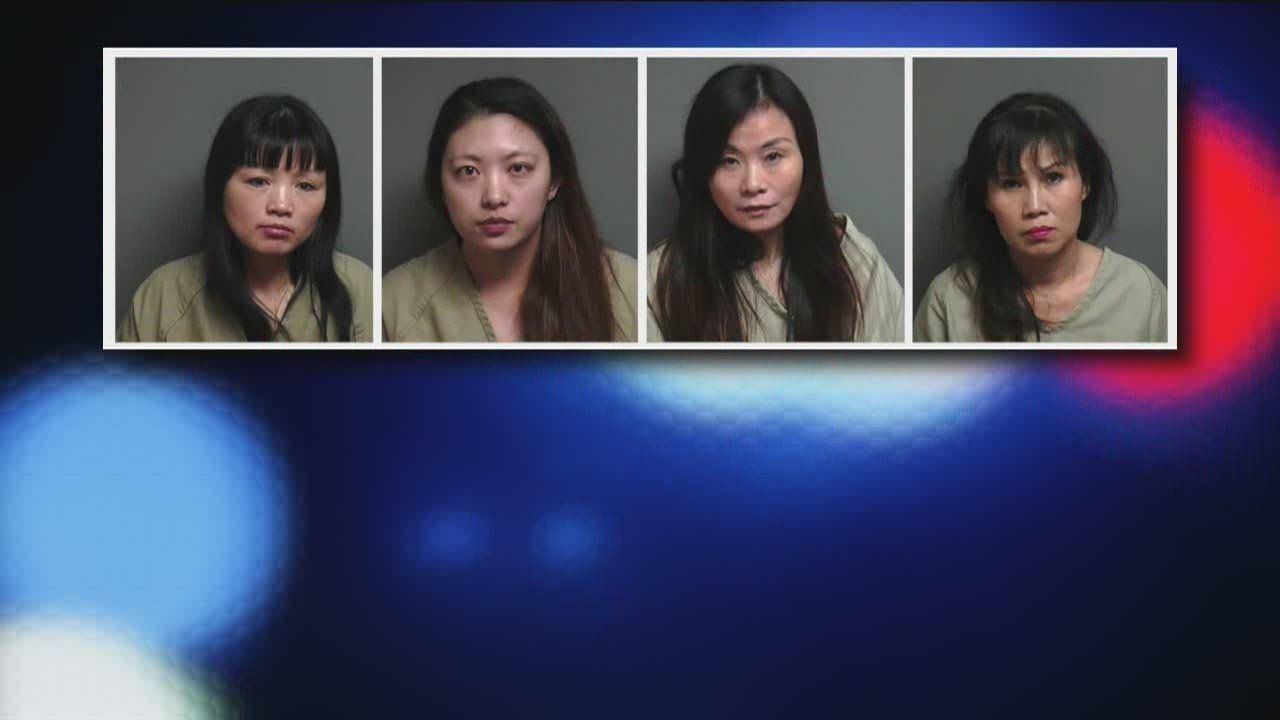 Busted local asian massage parlor