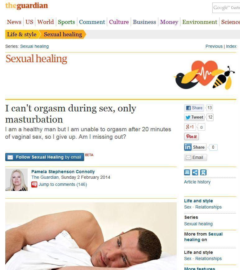 Web sites with masturbation