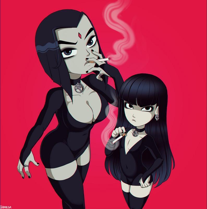 Cartoon smoking