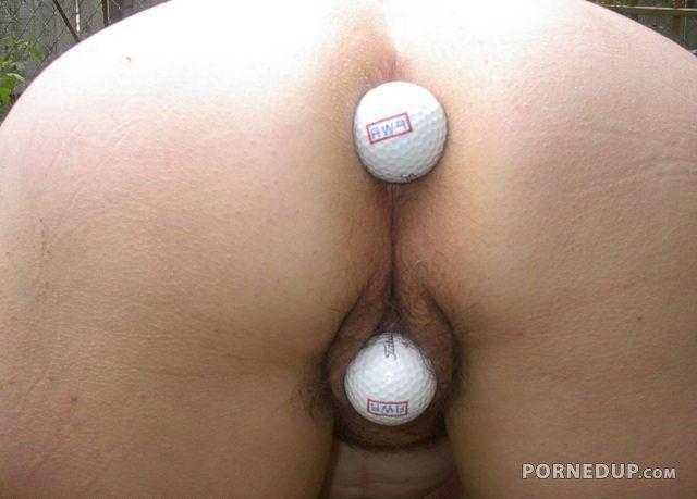 Golf balls ass