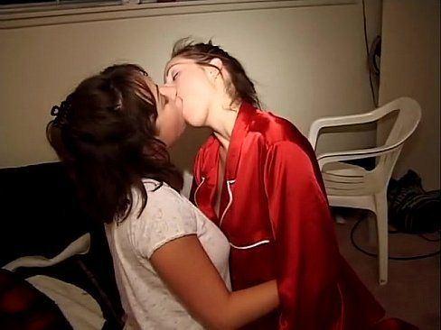 Lesbian kiss party