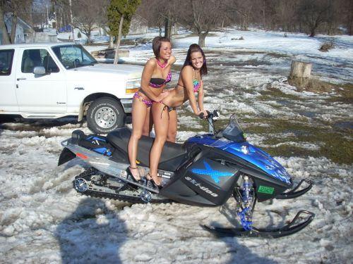 Gosling reccomend Nude wife on snowmobile